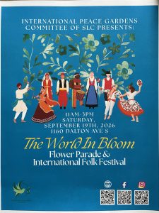 The World in Bloom InternationL Peace Gardens of Salt Lake City